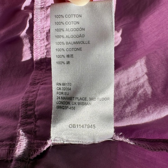 NWT Free People Sail away tunic  tiered ruffle dress lilac purple small - Picture 11 of 15